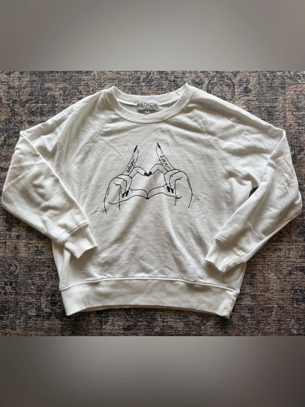Wildfox Vanilla Girl Gang Sommers Hands Sweatshirt - Picture 3 of 3